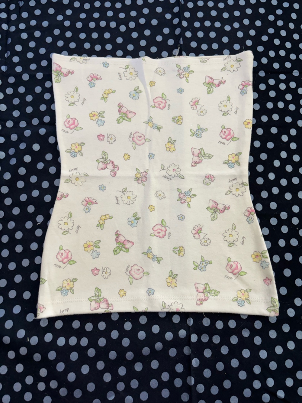 Soft Floral Print handmade tube top